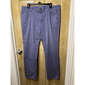 Stitch's Britches Five Pocket Pants Men 38 x 32 Grey Blue Golf Stretch